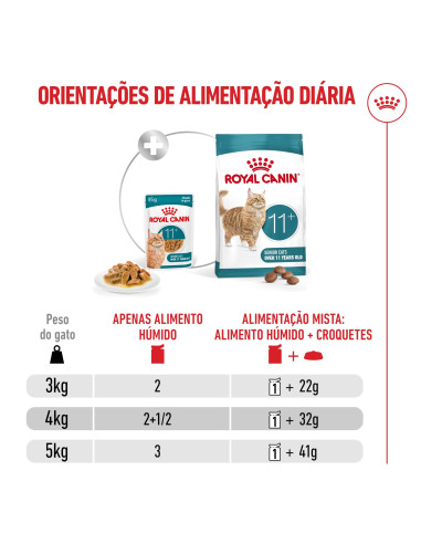 Royal Canin Ageing +11 (Gravy), Gatos, Húmidos, Sénior, Alimento
