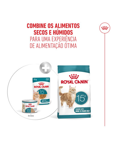 Royal Canin Ageing +15 (Gravy), Gatos, Húmidos, Sénior, Alimento