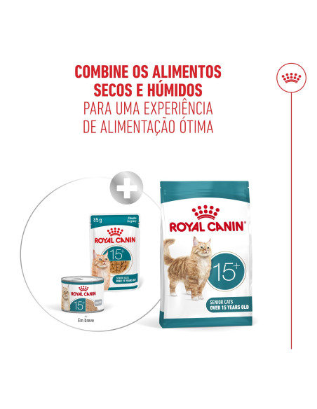 Royal Canin Ageing +15 (Gravy), Gatos, Húmidos, Sénior, Alimento