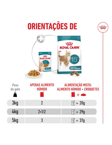 Royal Canin Ageing +15 (Gravy), Gatos, Húmidos, Sénior, Alimento