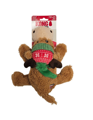 Brinquedo Kong Natal Peluche Cozie Rena - Medium (H25D117)