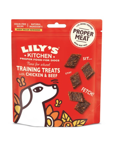 Lily's Kitchen Cão Snacks Training Treats com Frango e Vaca 70gr