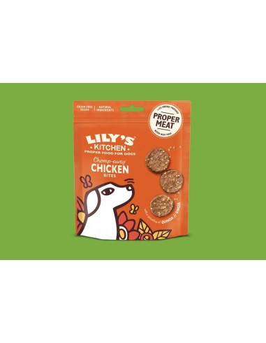 Lily's Kitchen Cão Snacks Chomp-away Chicken Bites 70gr