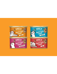 Lily's Kitchen Gato Húmidos Tasty Cuts in Gravy 8x85gr 2