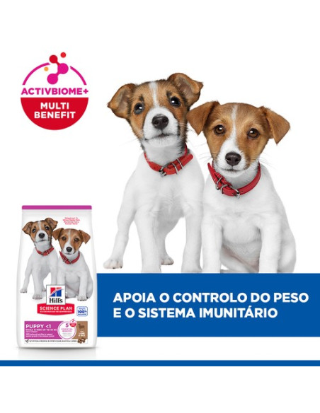 Hill's Science Plan Cão Puppy Small e Mini Borrego