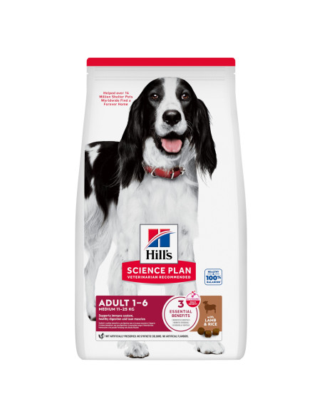 Hill's Science Plan Canine Medium Adult Borrego 12kg