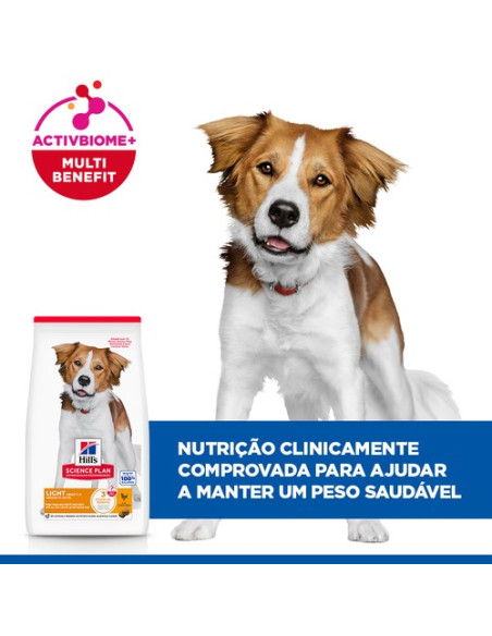 Hill's Science Plan Cão Adulto Light Medium Frango
