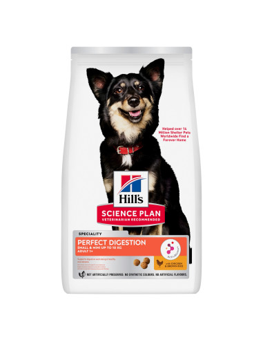 Hill's Science Plan Cão Adulto Perfect Digestion Small e Mini Frango
