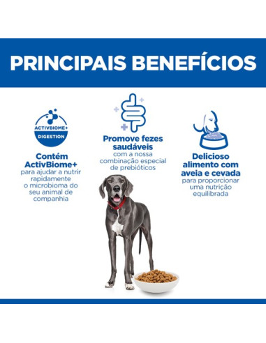 Hill's Science Plan Cão Adulto  Perfect Digestion Large Breed Frango