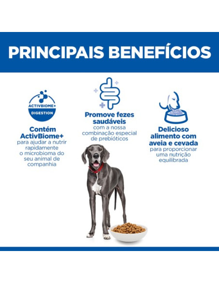 Hill's Science Plan Cão Adulto  Perfect Digestion Large Breed Frango