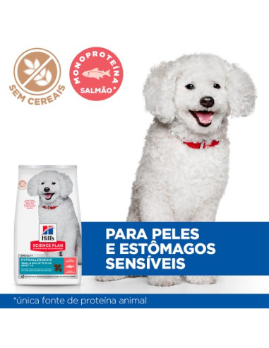 Hill's Science Plan Cão Adulto Hypoallergenic Small e Mini Salmão