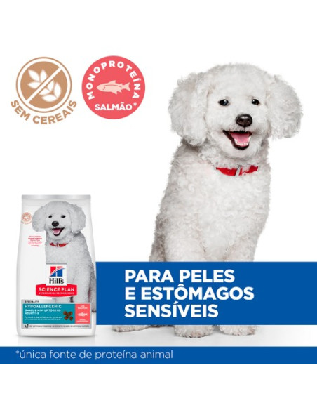 Hill's Science Plan Cão Adulto Hypoallergenic Small e Mini Salmão