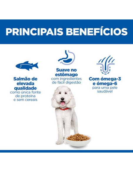 Hill's Science Plan Cão Adulto Hypoallergenic Medium Salmão