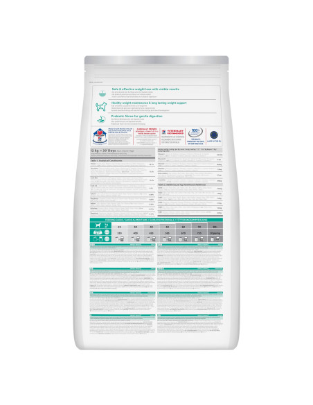 Hill's Science Plan Canine Large Breed Perfect Weight 12kg 