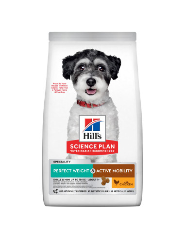 Hill's Science Plan Cão Adult Perfect Weight & Active Mobility Small e Mini