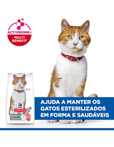 Hill's Science Plan Gato Adult Sterilised Salmão
