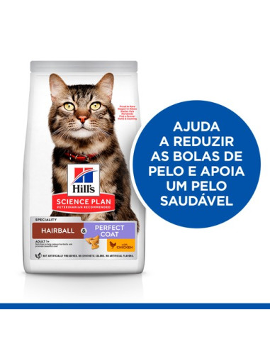 Hill's Science Plan Gato Adult Hairball & Perfect Coat Frango