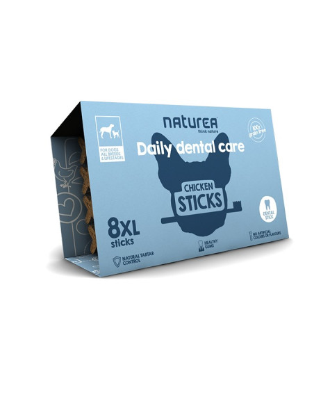 Naturea Snacks Cão Dental Sticks com Frango 200gr (8 sticks)