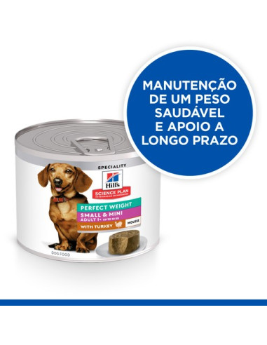 Hill's Science Plan Cão Húmidos Adult Mousse Perfect Weight Small e Mini Perú