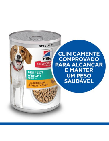 Hill's Science Plan Cão Húmidos Adult Perfect Weight Frango
