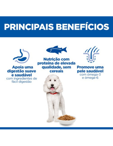 Hill's Science Plan Cão Húmidos Adult Hypoallergenic Salmão