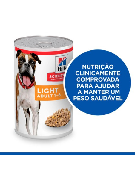 Hill's Science Plan Cão Húmidos Adult Light Frango