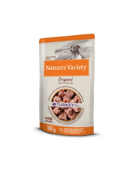 Nature's Variety Original Cão Sem Cereais Mini Húmidos Perú 8x150gr