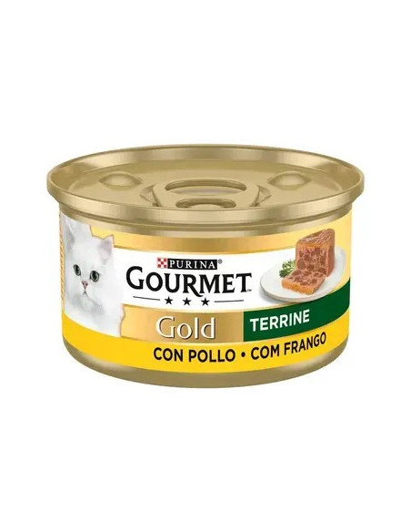 Purina Gourmet Gold Terrine Frango lata 85gr