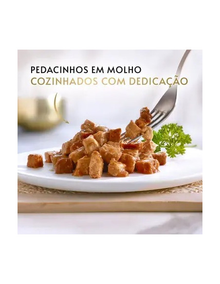 Purina Gourmet Gold Pedacinhos em Molho Carne de Vaca lata 85gr