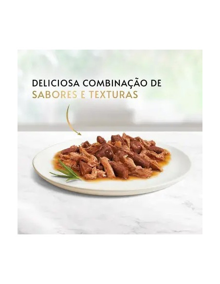 Purina Gourmet Gold Duplo Prazer Com Carne Vaca lata 85gr