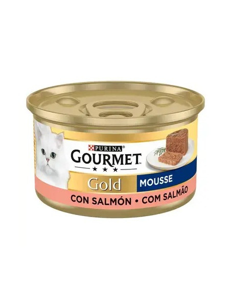 Purina Gourmet Gold Mousse Salmão lata 85gr