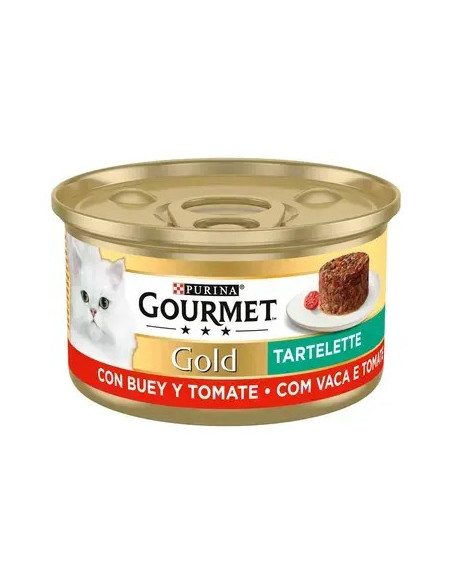 Purina Gourmet Gold Tartelette Carne de Vaca e Tomate lata 85gr