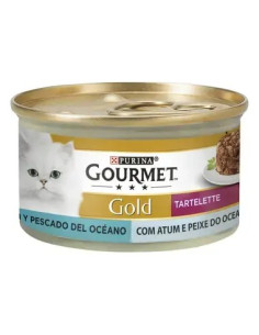 Purina Gourmet Gold Perle Duetos do Mar Peixe Oceano e Atum 85gr