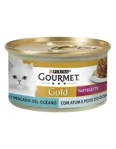 Purina Gourmet Gold Perle Duetos do Mar Peixe Oceano e Atum 85gr
