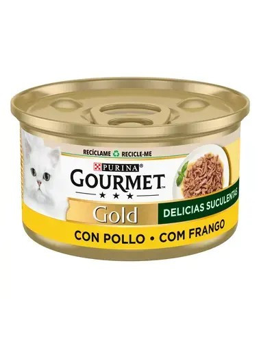 Purina Gourmet Gold Delícias Suculentas com Frango 85gr
