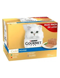 Purina Gourmet Gold Mousse Seleção de Sabores Pack 24 x 85gr.