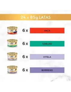 Purina Gourmet Gold Mousse Seleção de Sabores Pack 24 x 85gr. 2