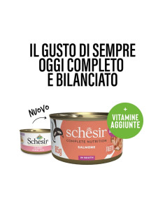 Schesir Gato Húmidos Complete Nutrition in broth Salmão 2