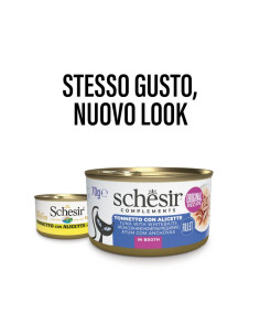 Schesir Gato Húmidos in cooking broth Atum com Sardinha 2