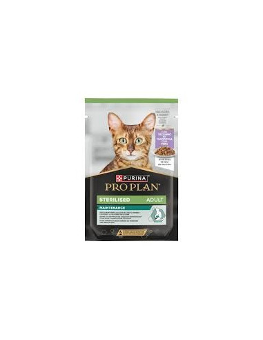 Purina Pro Plan Gatos Húmidos Adulto Esterilizado Perú em gelatina