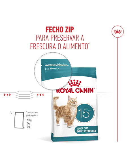 Royal Canin Ageing 15+, Gato, Seco, Sénior, Alimento/Ração