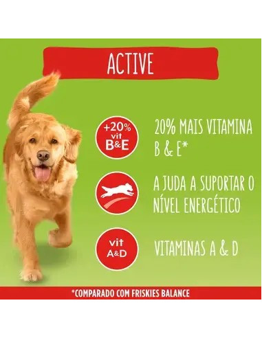 Friskies Cão Adulto Active Vaca 18kg