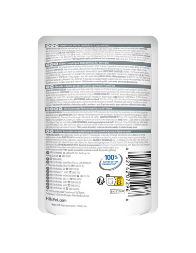 Hill's Science Plan Esterilizado Mature Peixe do Oceano 12x85gr