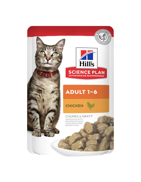 Hill's Science Plan Adulto Frango, Peixe do Oceano e Vaca (Multipack) 12x85gr