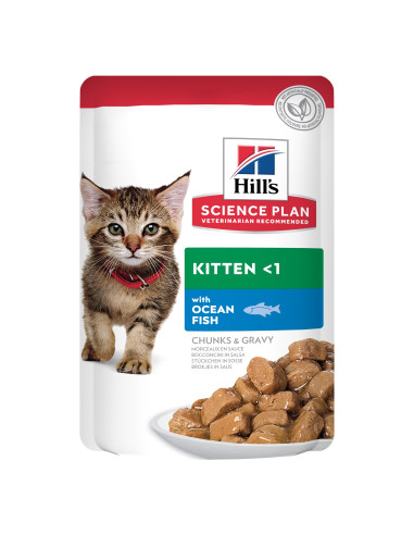 Hill's Science Plan Kitten Frango e Peixe do Oceano12x85gr