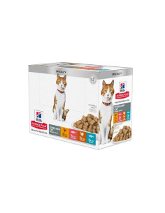 Hill's Science Plan Esterilizado Adulto Frango, Salmão, Perú e Truta (Multipack) 12x85gr