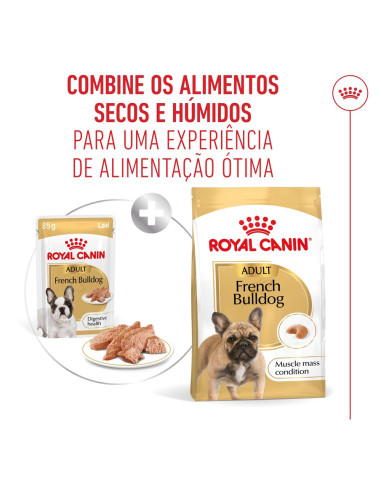 Royal Canin French Bulldog Adult, Cão, Húmidos, Adulto, Alimento/Ração