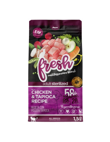 FRESH Gato Mediterranean Blend Grain Free Frango e Tapioca