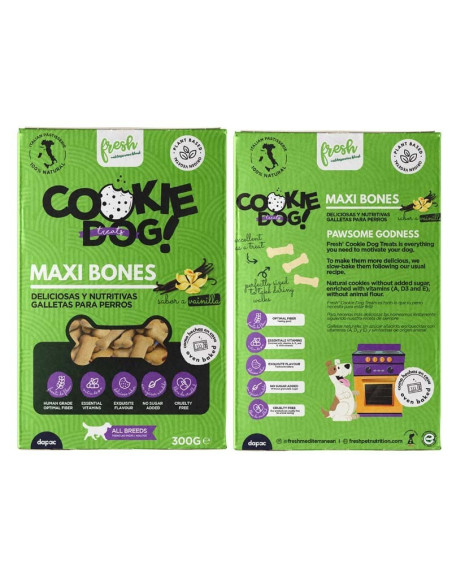 Fresh Snacks Cookie Dog Treats Maxi Bones 300g