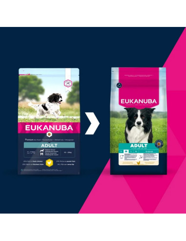 Eukanuba Adult Medium Breed Frango 12Kg